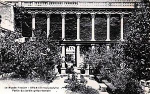 ORAN - BOULEVARD DE L'INDUSTRIE - MUSEE NESSLER -JARDIN 